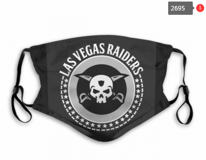 NFL Oakland Raiders #10 Dust mask with filter